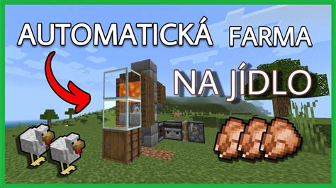 automatická kuracia farma Minecraft