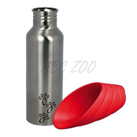 750 ml fľaša s miskou pre psa