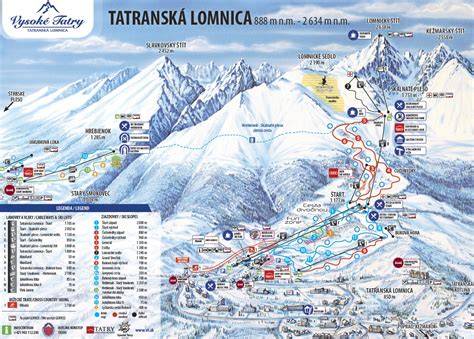 Mapa lyžiarskych oblastí rakúskych Álp