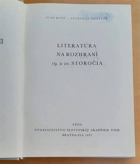 Mapa slovenskej literatúry 19. a 20. storočia