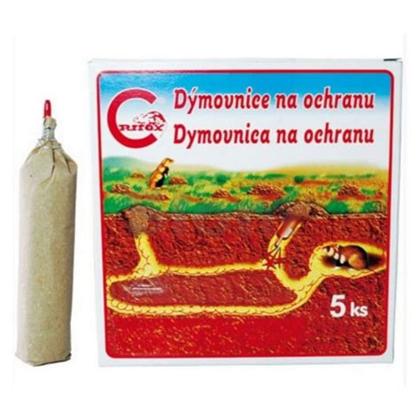 dymovnica v podzemnej nore škodcov