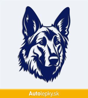 Dieťa vyfarbuje nemeckého ovčiaka
