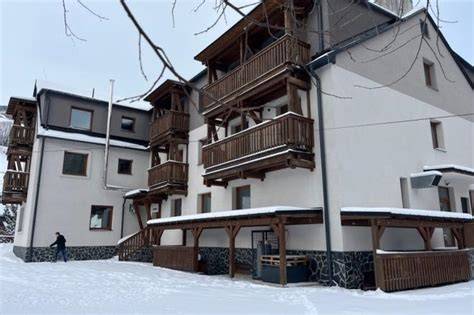 Budova apartmánového domu v Tatrách
