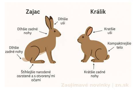 Rozdiel medzi zajacom a králikom
