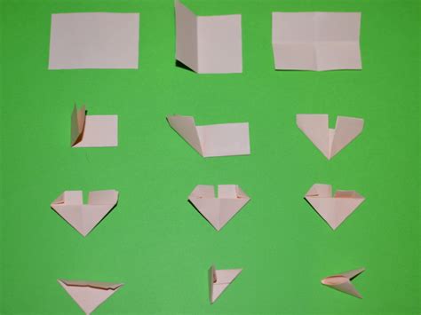 Postup skladania základného origami modulu