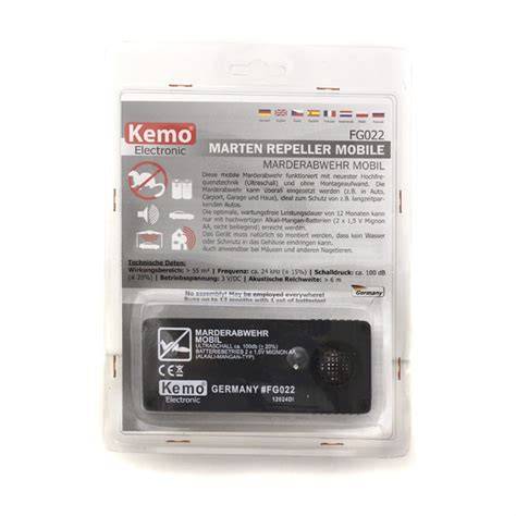 Mobilný ultrazvukový odpudzovač Kemo M248