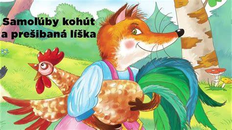 kohút na strome a líška pod stromom
