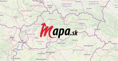 Mapa veterinárnej ambulancie Nad jazerom